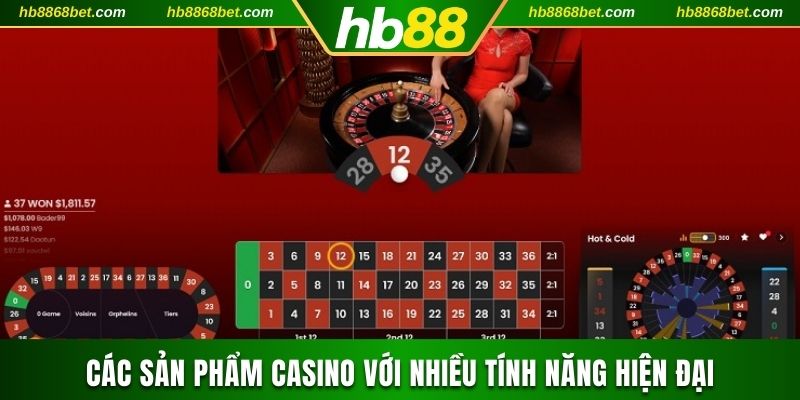 MCW Casino Tại HB88 Với Kho Game Đa Dạng, Cực Chất Lượn Các sản phẩm Casino với nhiều tính năng hiện đại